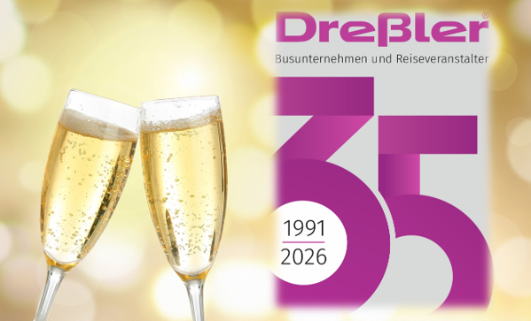 Jubiläumsfahrt 35 Jahre Dreßler Busreisen